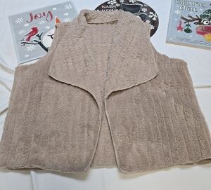Cozy Tan Women's Sweater Vest